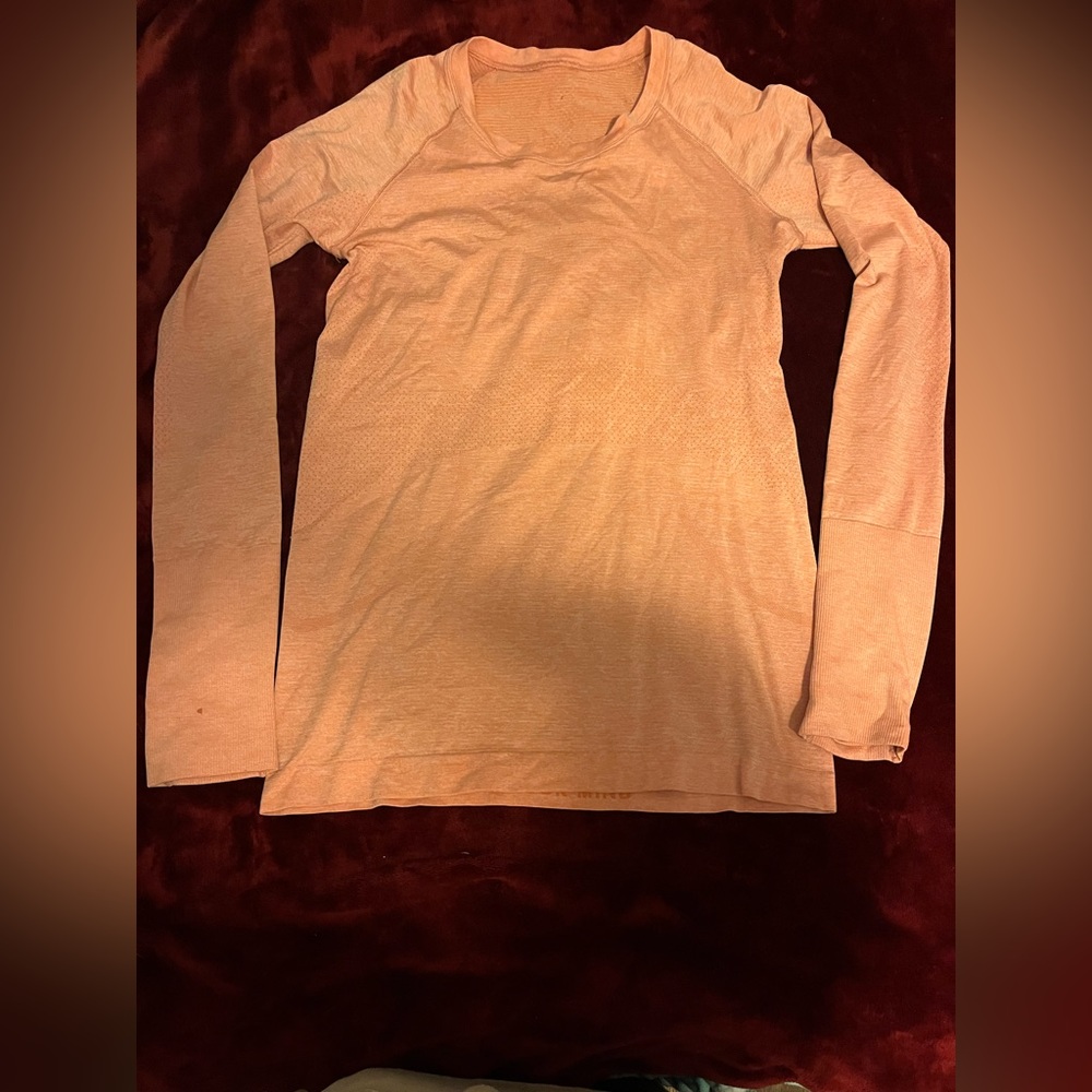 Lululemon swiftly tech long sleeve, briar rose